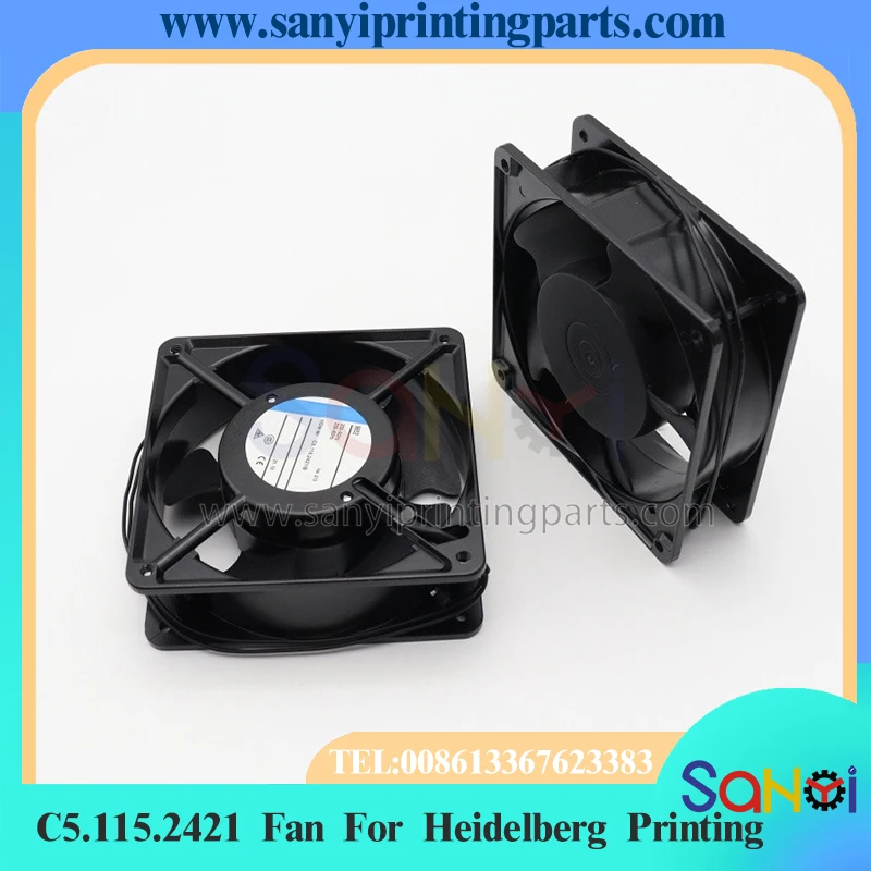Ventilador Axial 119x38NHR C5.115.2421 de la mejor calidad para máquina de impresión Heidelberg SM102 CD102 CD74 XL75 SM52