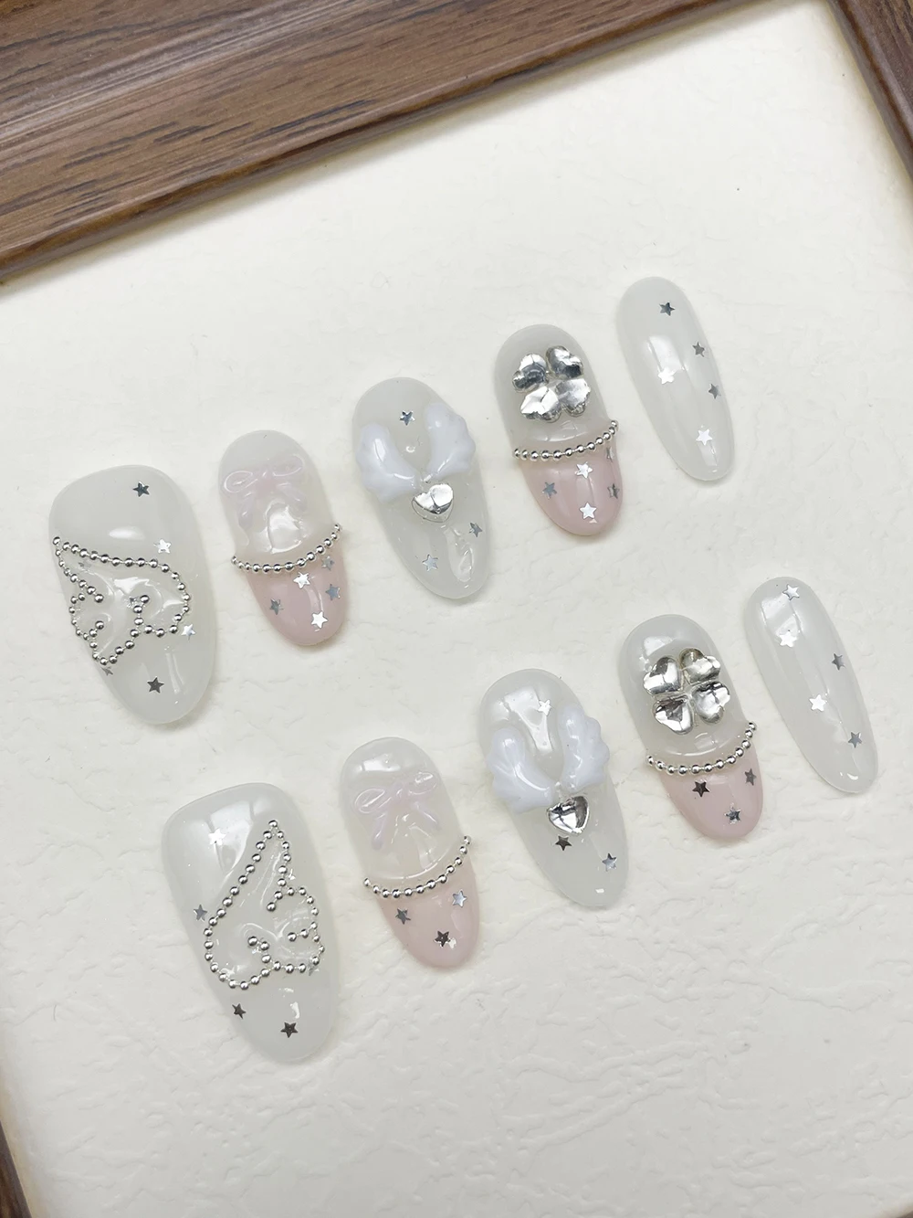 Autocollants pour ongles à pre - Nail Art Pink avis et prix