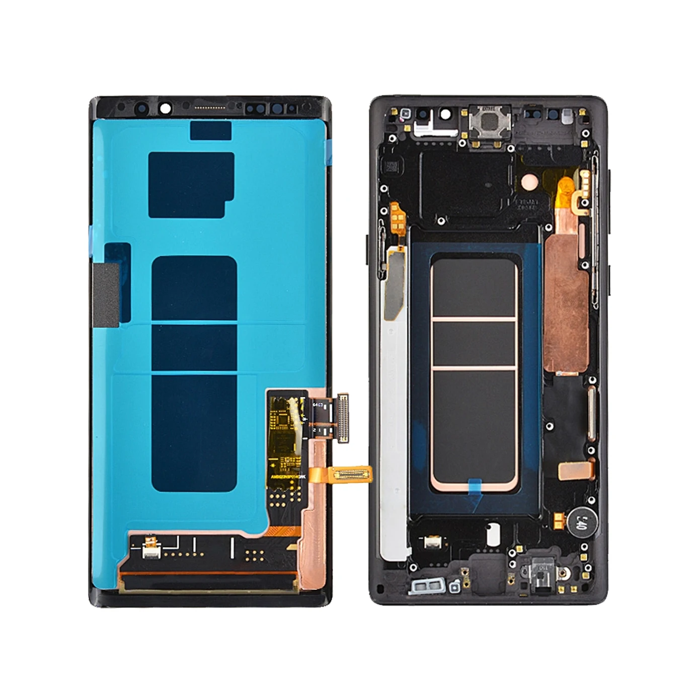 6.4 ''Super Amoled Lcd Voor Samsung Galaxy Note 9 N960d N960f Display Touchscreen Digitizer Assemblage Vervanging Met Frame