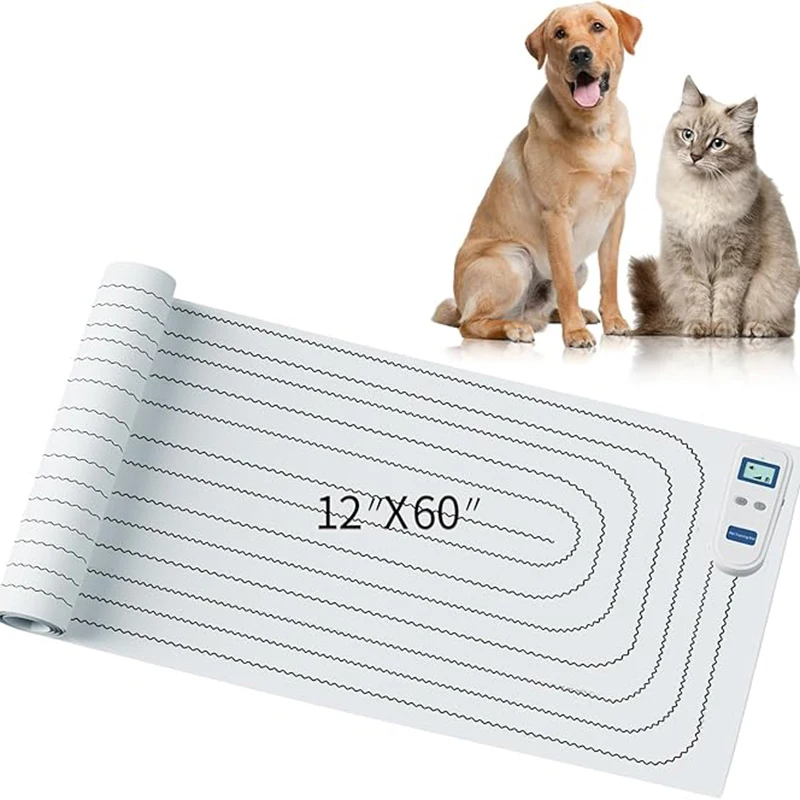 Rechargeable Dog Training Pad Indoor Cat Deterrent Pad 3 Training Modes Pet Shock Pads Prevents Cats From Jumping onto Sofas