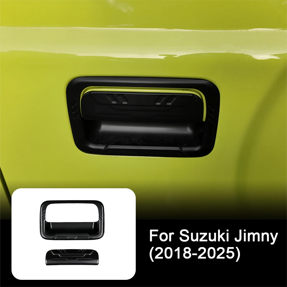 Für Suzuki Jimny 2018-2025 Außentürgriff Kofferraumdeckel Matt Schwarz Universal Links Rechts 3 5 Türer Kompatibles Zubehör