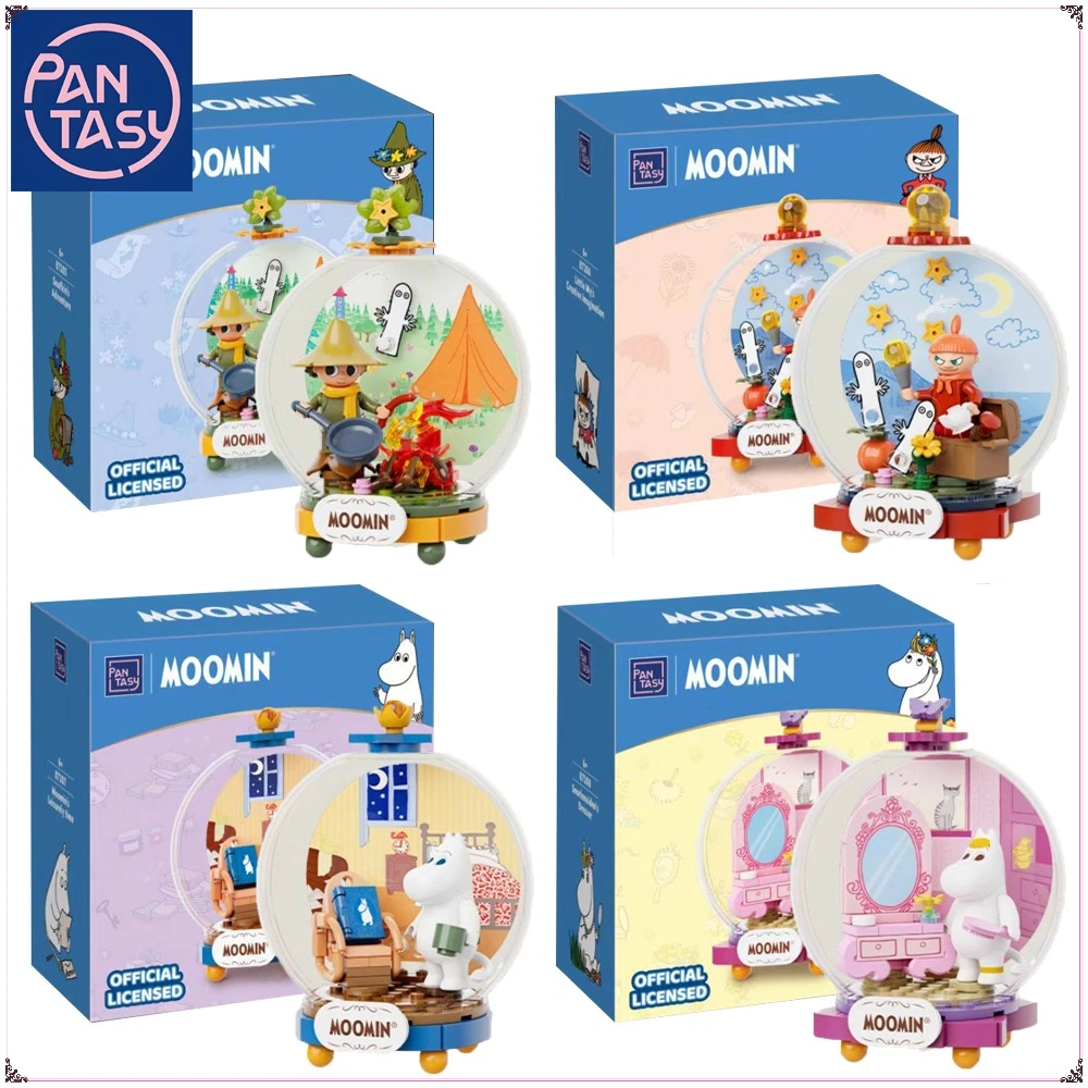 

New Original Pantasy Moomin Roaming Series Building Blocks Cartoon Children's Toys Splicing Model Decorative Ornaments Gifts