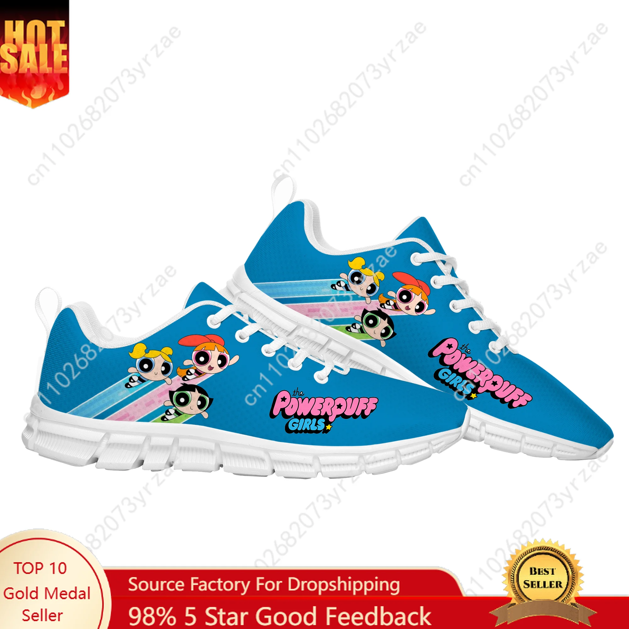 

The Powerpuff Girls Sneakers Mens Womens Teenager Customized Sports Shoes High Quality Casual Pattern Print Custom Made Shoes