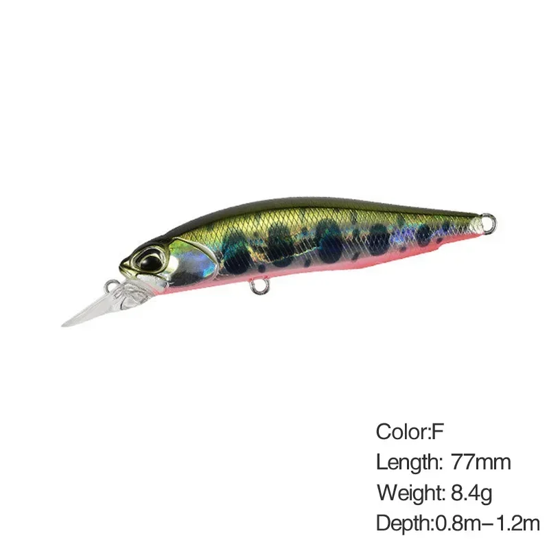 5g 8,4g Angeln Locken Minnow Wobbler Köder Rozante Suspending Jerkbait Swimbait Künstliche Harten Köder Culter Alburnus Köder