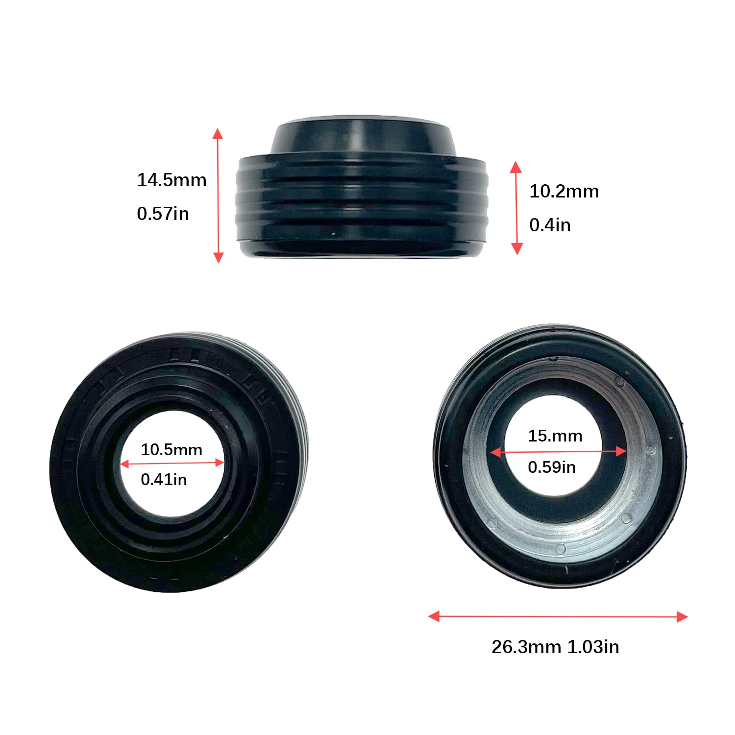 Free Shipping 10s compressor shaft seal oil seal 10s compressor oil seal Automotive air conditioning 10S compressor oil seal