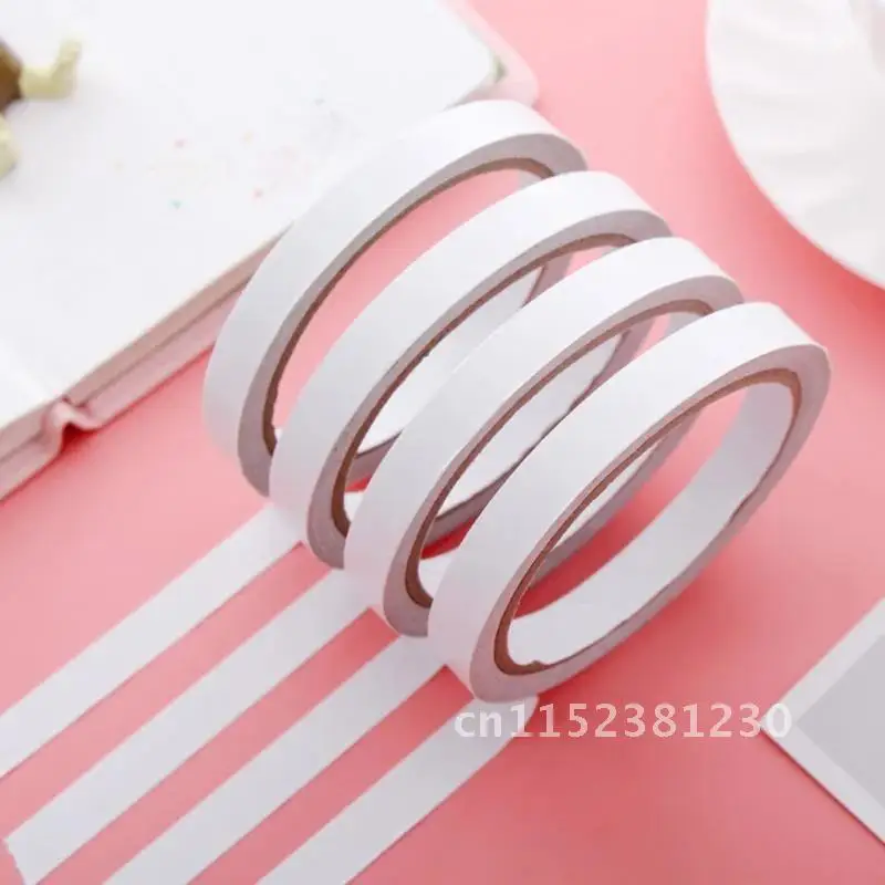 8M White Super Strong Double Sided Adhesive Tape Paper Strong Ultra-thin High-adhesive Cotton for Home Office Double Sided Tape
