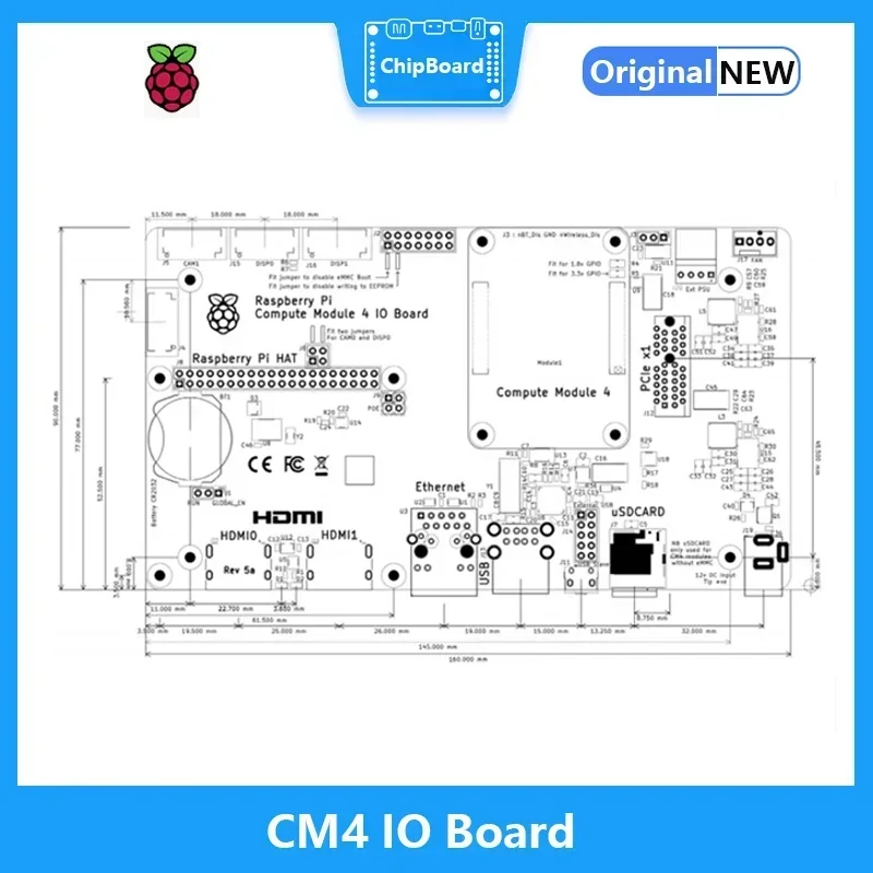 Imagem -05 - Placa Raspberry pi Cm4 io Suporta Múltiplas Interfaces Funcionais Slot Pcie