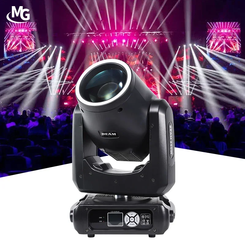 

LED Mini Beam 250W Moving Head LED Stage Beam Light DJ Equipment 250W Sharpy Beam Light With Halo Ring Effect