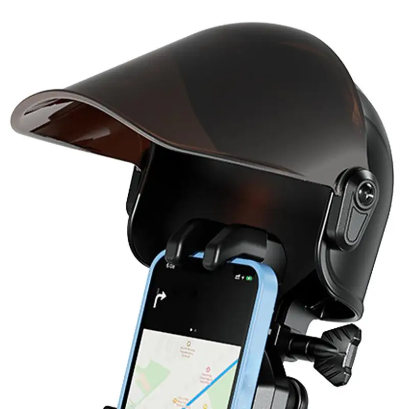 Sunshade For Phone Holder Phone Holder Top Sun Visor Shade For Cycling Handlebar Keeps Out Rain Increase Cycling Safety Phone