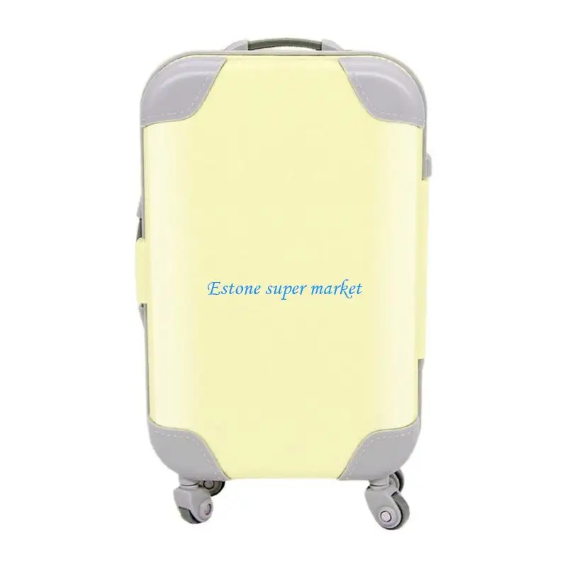 

090B Mini Trolley False Eyelashes Packaging Box Simulation Luggage Storage Box Dolls Travel Suitcase Packing for Case
