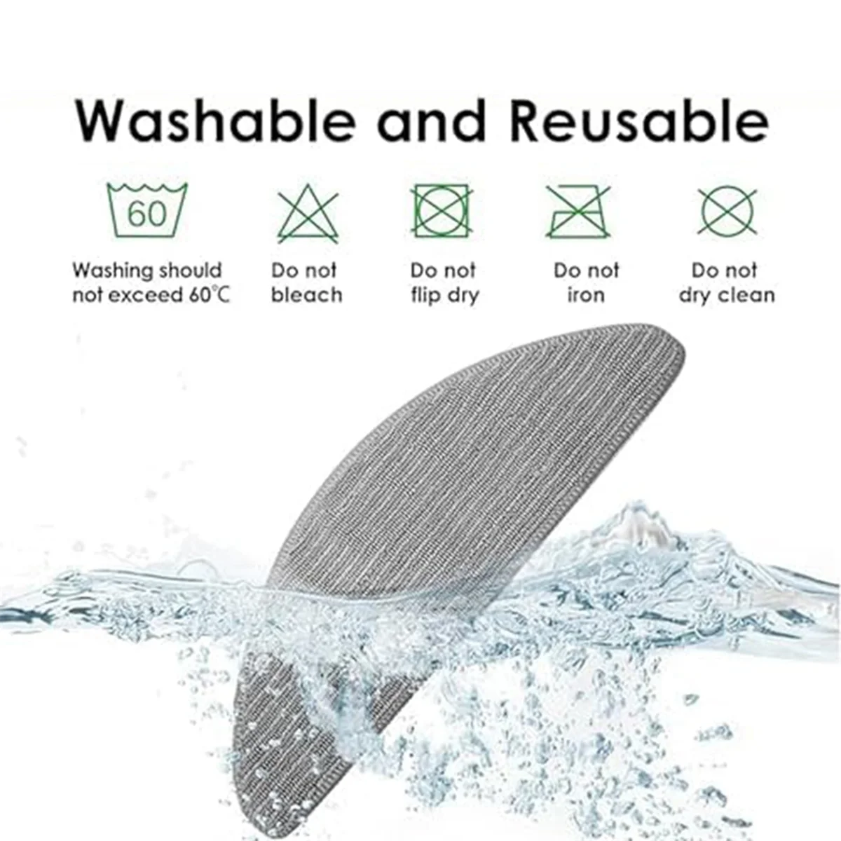 HOT Replacement Mop Cloths Pads Rags for iRobot Roomba Combo I5, I5+,J5, J5+ Vacuum Cleaner Spare Parts