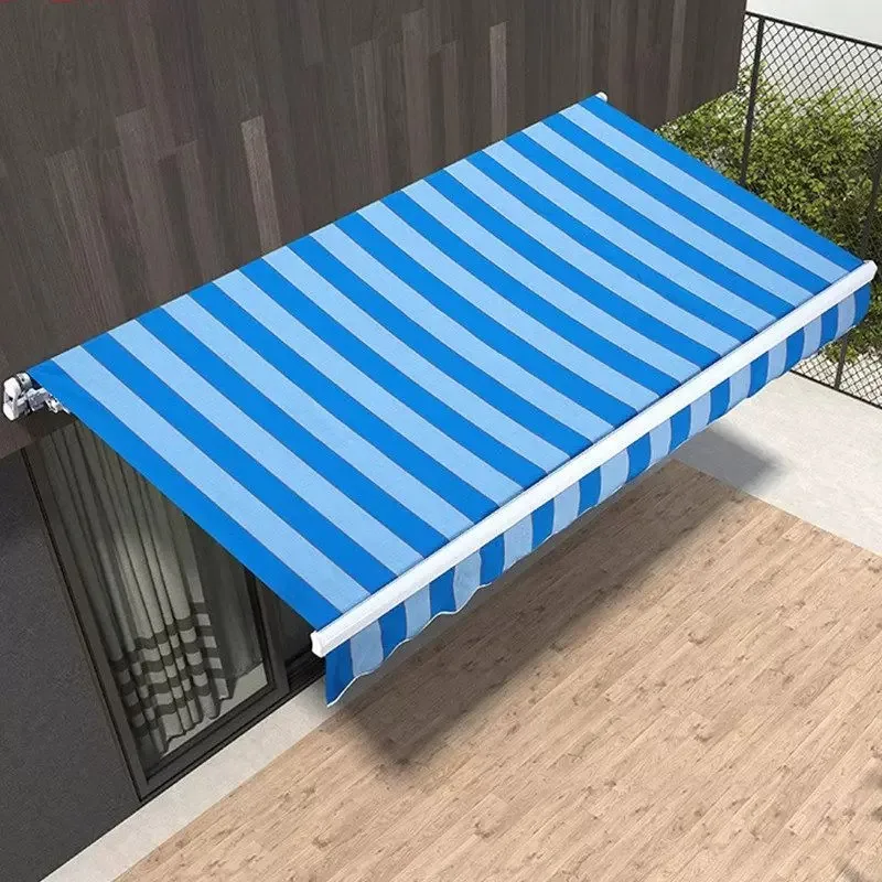 Customized Heavy Duty Retractable Awning Factory Direct Lifetime Warranty Waterproof Sunshade Canopy for Shop Patio