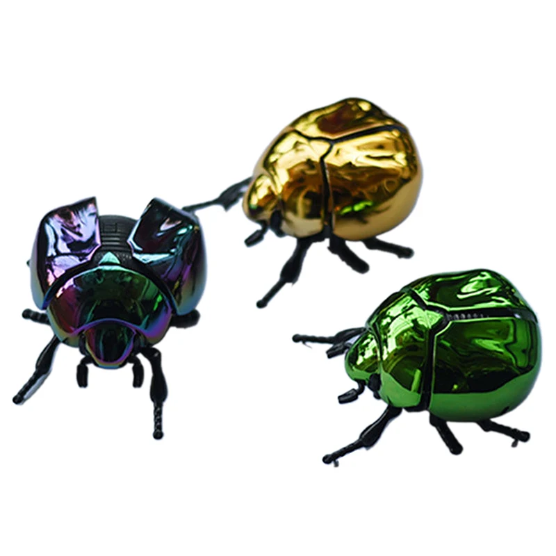 Scarabeo Scherzo Scherzo Animato; Giocattolo a carica in plastica resistente per bambini