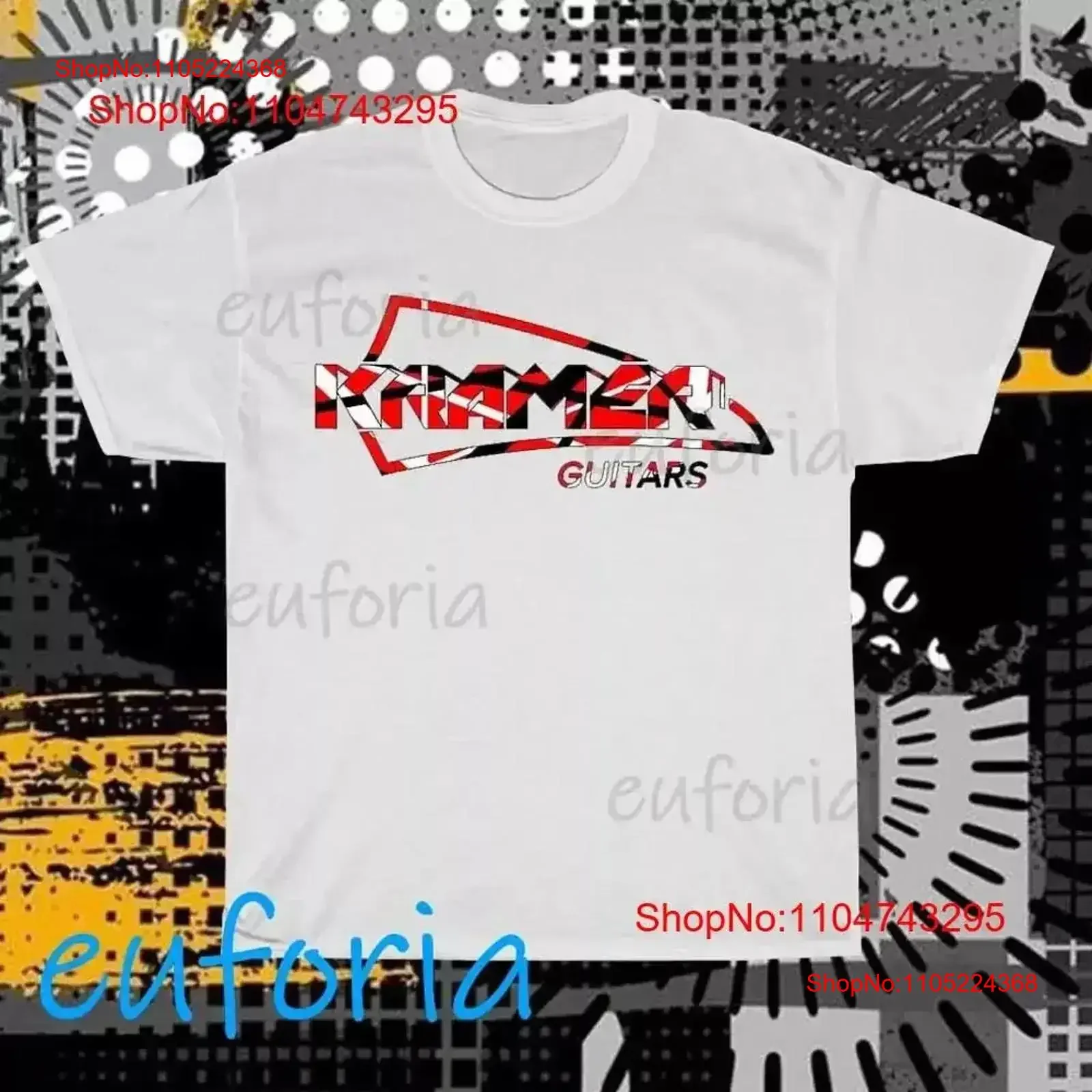 

New Kramer Guitars Logo T Shirt Funny Size S to 5XL vintage Washed Versatile Soft Top For Everyday Wear streetwear vintage