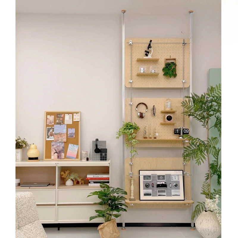 

Aluminum profile rack, hole plate storage display rack