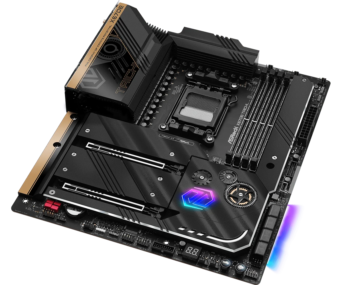 ASROCK X670E Taichi マザーボード AM5 Ryzen 9 7950X3D 対応 DDR5