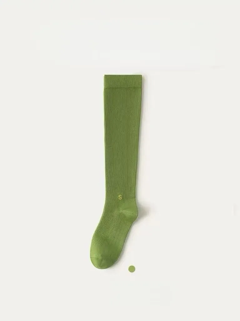 Professionelle Lauf- und Springseil-Wadenkompressionssocken für Damen, hohe Elastizität, atmungsaktiv, für alle Jahreszeiten geeignet, universelle Sportsocken – Detail 6