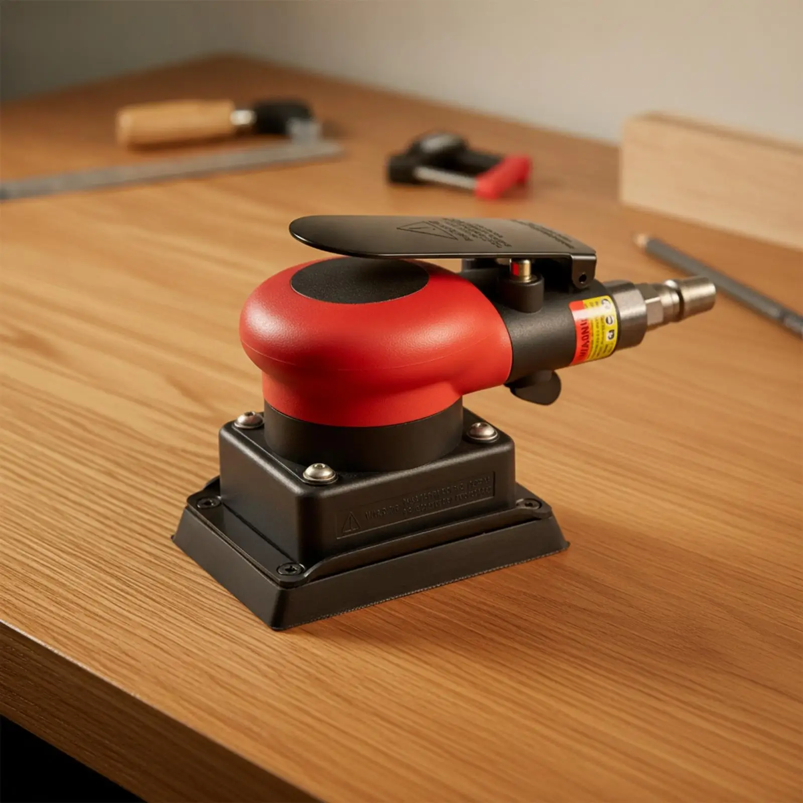 Easy to Use Square Sander | Pneumatic, Low-Profile, Orbital Sander with Square