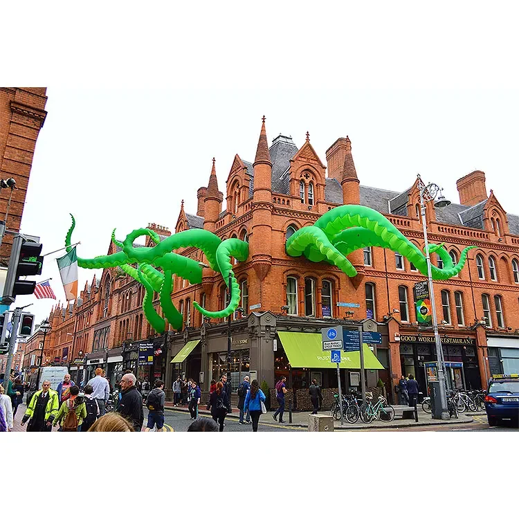 

inflatable octopus tentacles 3M 5M 6M advertising squid with LED lighting
