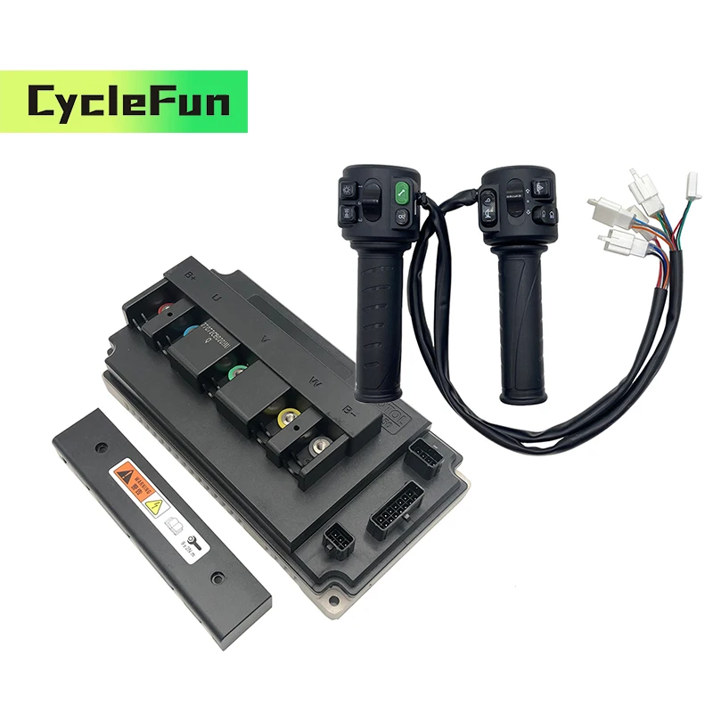 

VOTOL EM150S EM-150 275A Boost FOC Sine Wave BLDC Hall Controller With Throttle For QS 138 3-4KW Mid Drive Motor Scooter Ebike