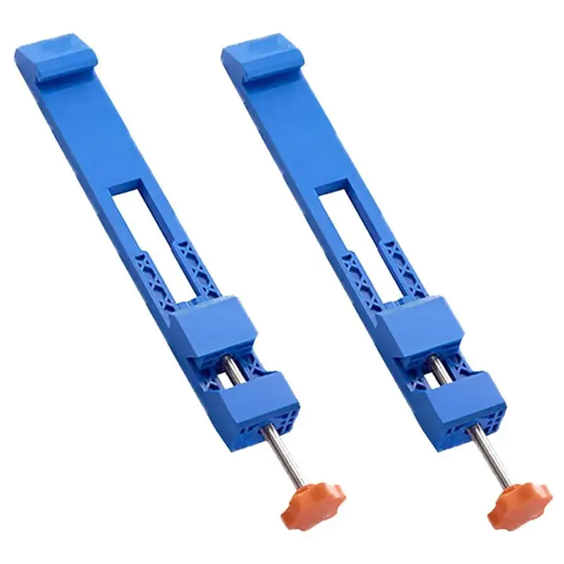 ABWZ-Adjustable Cutting Machine Base Guide,Electric Circular Saw Milling Positioning Clamp, Precision Wood Cutting Guide 2Set