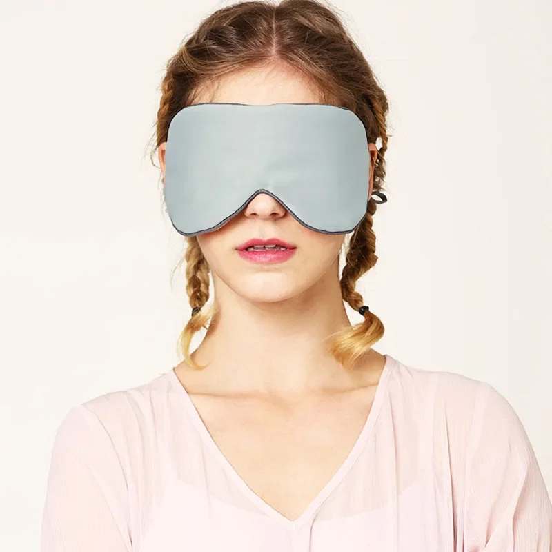 A Ice Silk Sleep Relieving Fatigue Breathable Double-sided Blackout Eye Mask