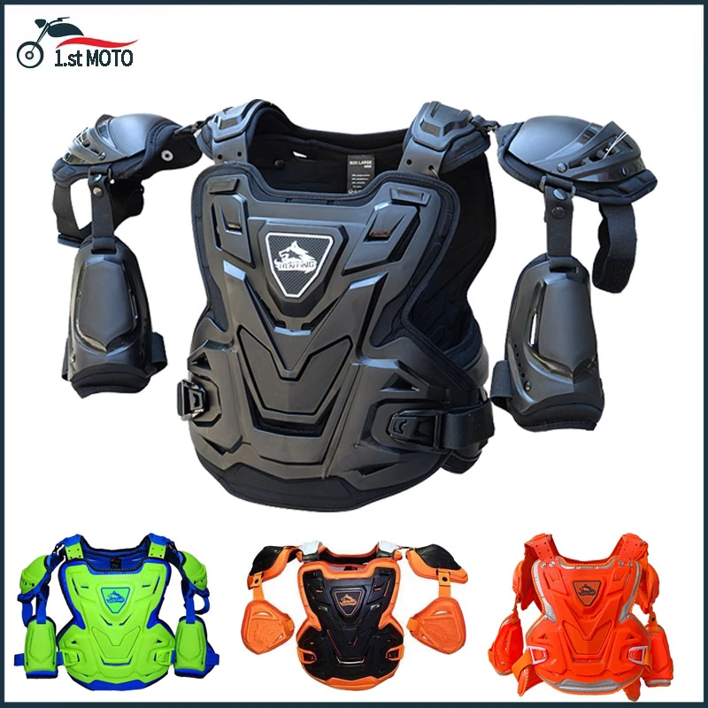 Youth Hunting Wolf AR08 Motorcycle Vest Off Road ATV BMX Mountain Bike Armor Motocross Rally Racing Riding Kids Boy Girl For KTM