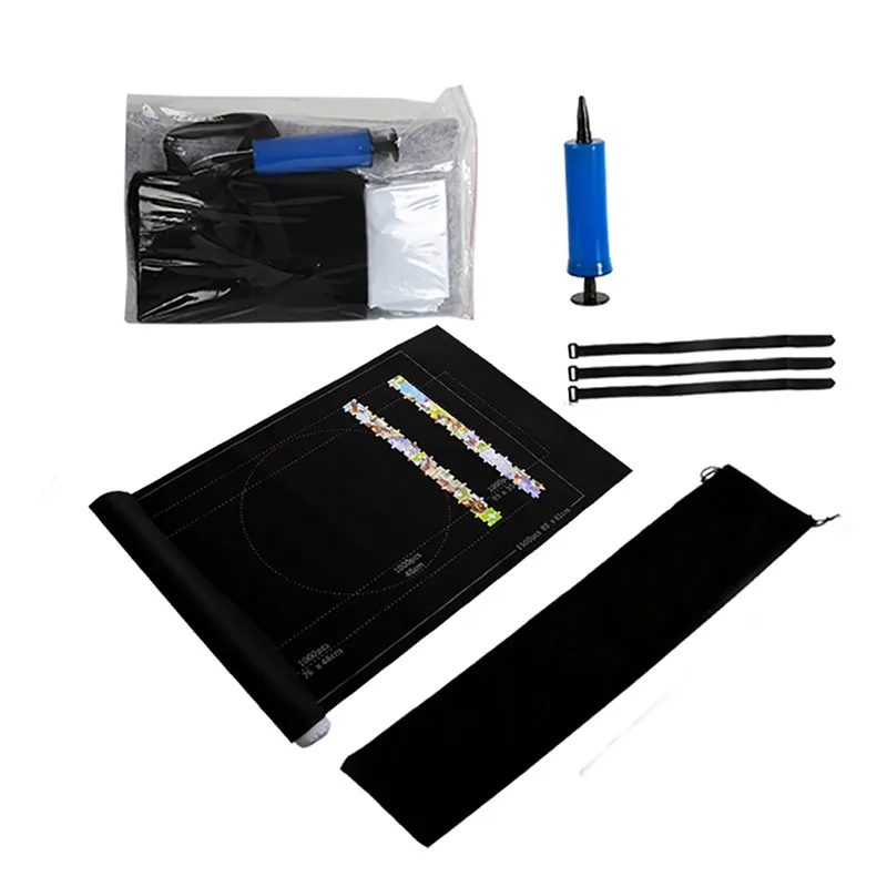 Puzzles Pad Jigsaw Roll Filz Matte Playmat Puzzles Decke für bis zu 1500 Teile Puzzle Zubehör neue tragbare Matte (nur Matte)