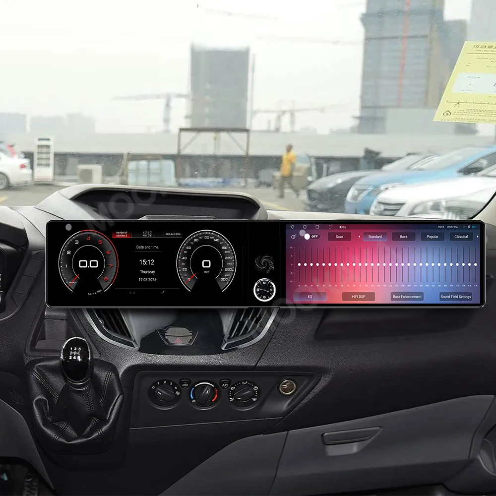 Qualcomm Android Radio For Ford Transit Custom 2016-2022 Screen GPS Multimedia Navigation Stereo Receiver player IPS Head Unit