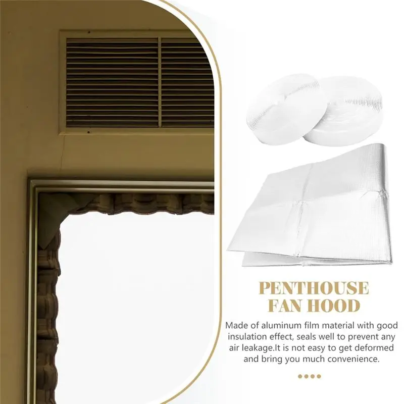 AEE8-Attic Armour Attic Fan Cover,Insulation Cover With Strips Adhesive For Attic Fan,Attic Ceiling Shutter Cover