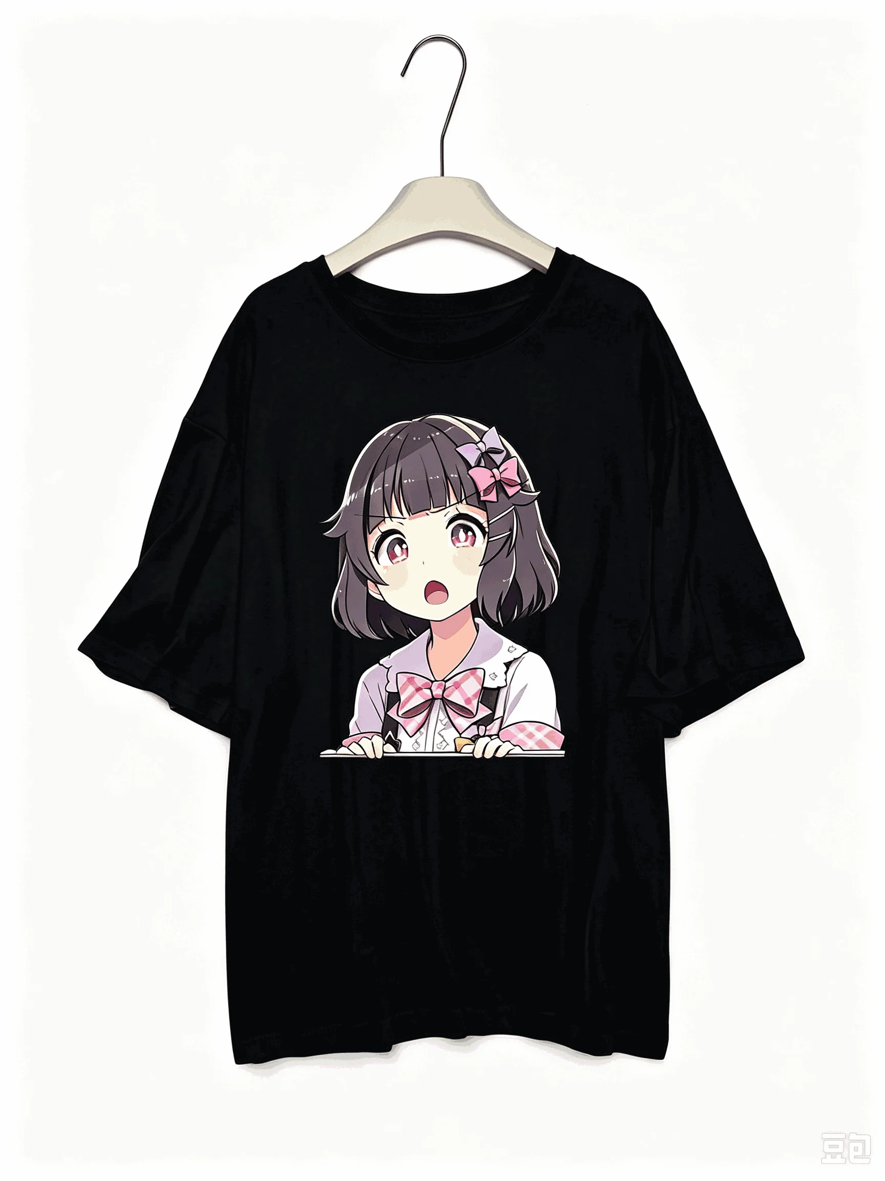 BanG Dream! Printed Cotton Neutral O-Neck Short Sleeve Streetwear Trendy Cotton Oversized Unisex Vintage Loose Breathable soft