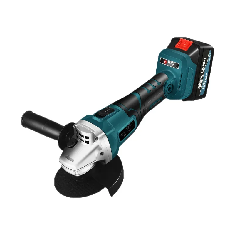 Brushless Electric Angle Grinder Lithium Battery Cordless Rechargeable Polishing Cutting Power Tools 21V Electric Drill Wrench