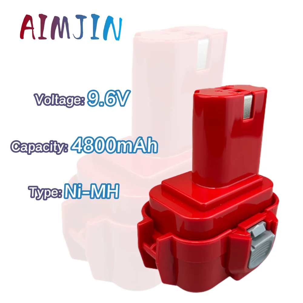 

9.6V 4800mAh Ni-MH battery suitable for Makita 9120 9134 6207D 192595-8 192596-6 cordless power tool battery