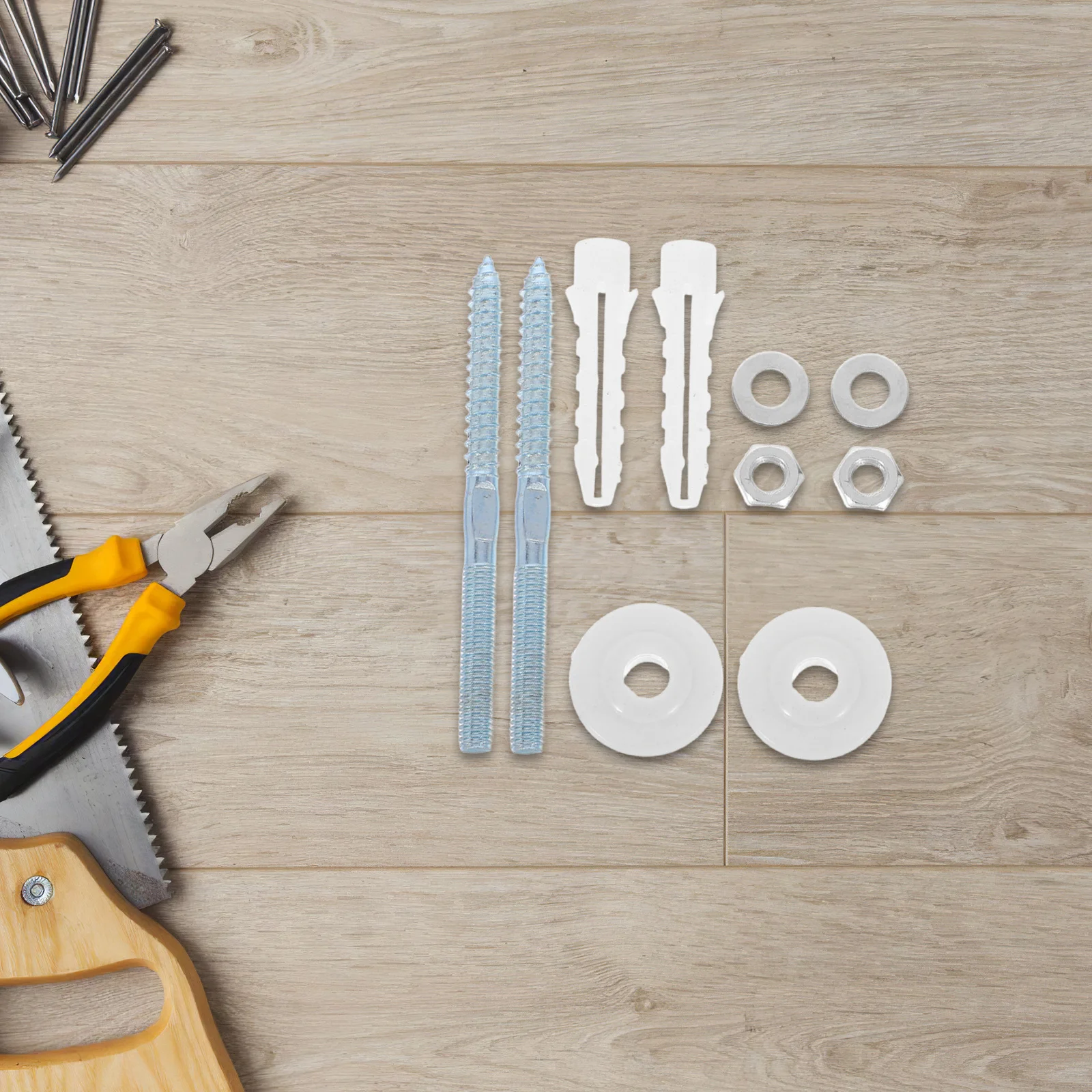 

1Set Wash Basin Fixing Screws Strong Material Concealed Install Small Medium Sinks Bathroom Kitchen Replacement