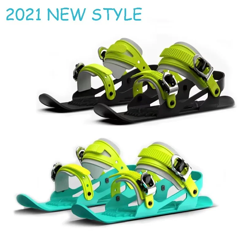 1 Pair of Universal Models Ski Skates Shoes Skiboard Snowboards Mini  Skates for Outdoor Sports Skiing