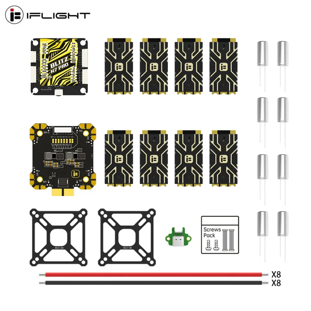 Set combinato IFlight BLITZ F7 Pro con ESC singolo BLITZ E80 per drone FPV RC