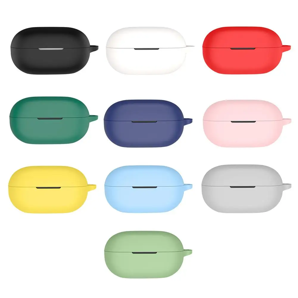 For Solo Buds Silicone Case Cover Dustproof Earbuds Protective Cover Drop-Proof Earphone Charger Case With Keychain