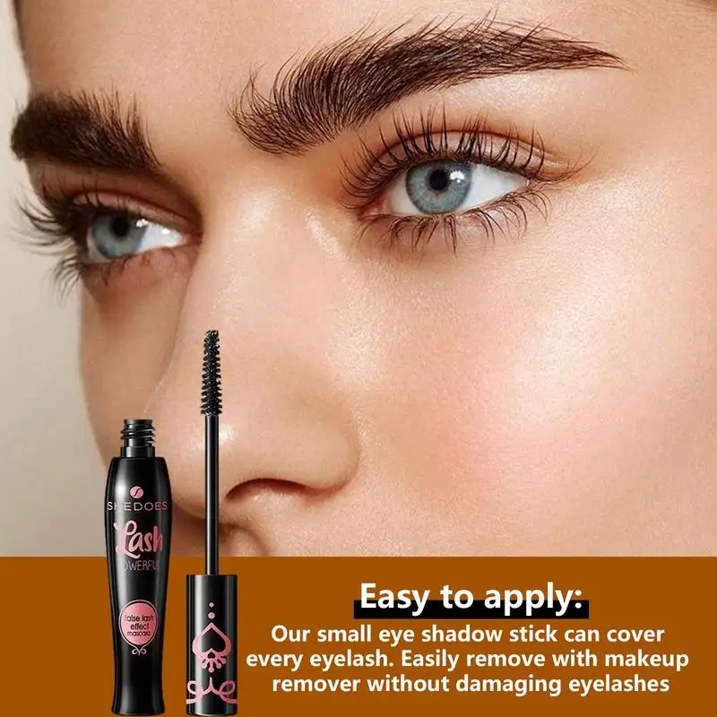 Curling Mascara Eye Cosmetics Waterproof Long Lasting Not Blooming Black Natural Thick Curling Lengthening Mascara Makeup