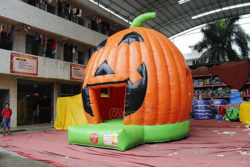 Outdoor Inflatable Halloween Pumpkin Design Commercial Bounce House Bouncer Castle Tent for Kids