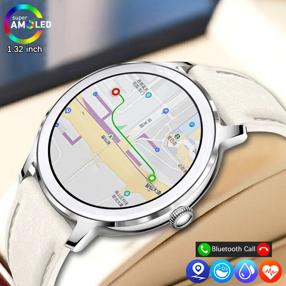

AMOLED Women's Smart Watch 1.32 Inch 466*466 Screen HD Bluetooth Call Heart Rate Blood Oxygen Monitoring Sports Mode Smartwatch