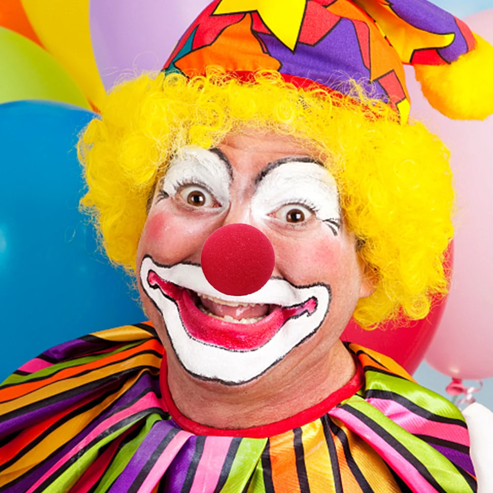 

5 Pcs Clown Accessories Set Gloves Hair Costume Fabric Cosplay Funny Party Props