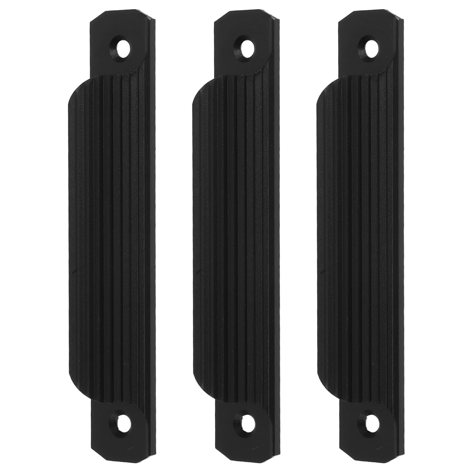 

3pcs Aluminum Alloy Cabinet Handles Lightweight Durable Door Pulls Scratch Resistant Modern Design Universal Fit For Sliding