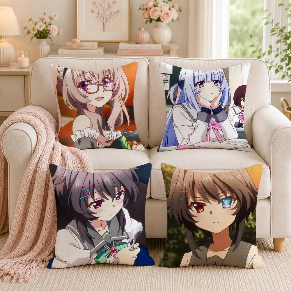 Aesthetic Game 9-nine- Cushion Cover Double-Sided Printed Pillow Cover Hypoallergenic Dust-Mite Proof