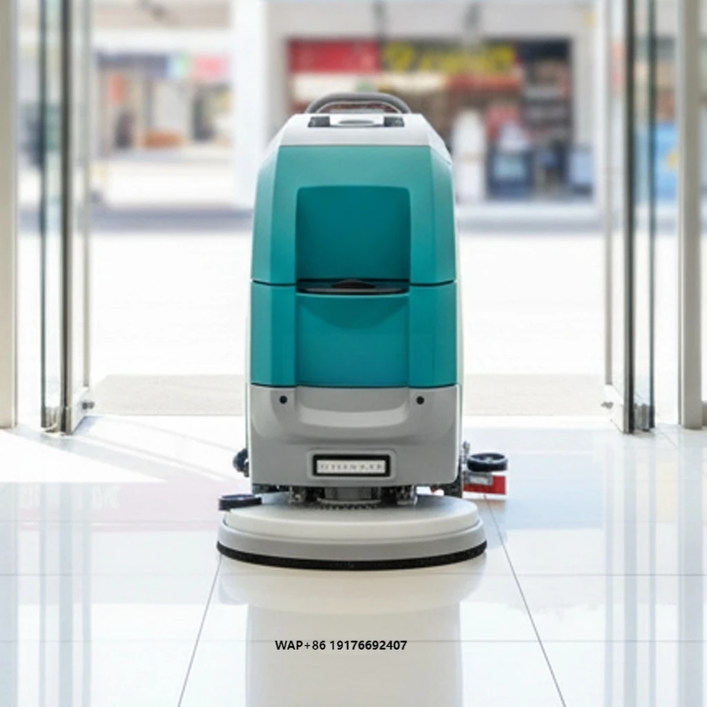 Industrial Best Quality Walk Behind Cleaning Machine Hand Push Floor Cleaning Professional Floor Scrubber