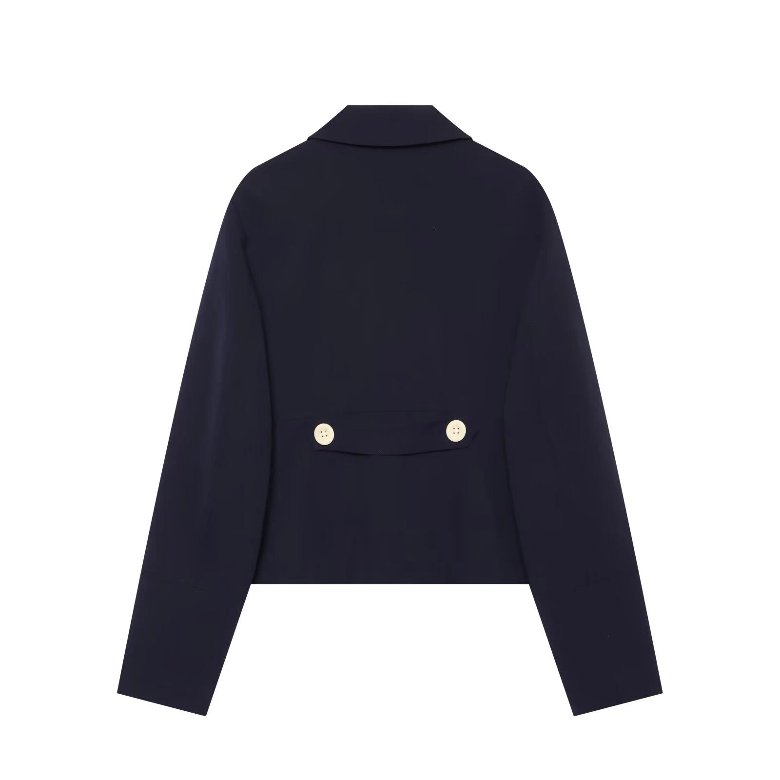 2026 early autumn new product women's clothing tripe strap decoration long sleeved lapel contrasting button pocket suit jacket
