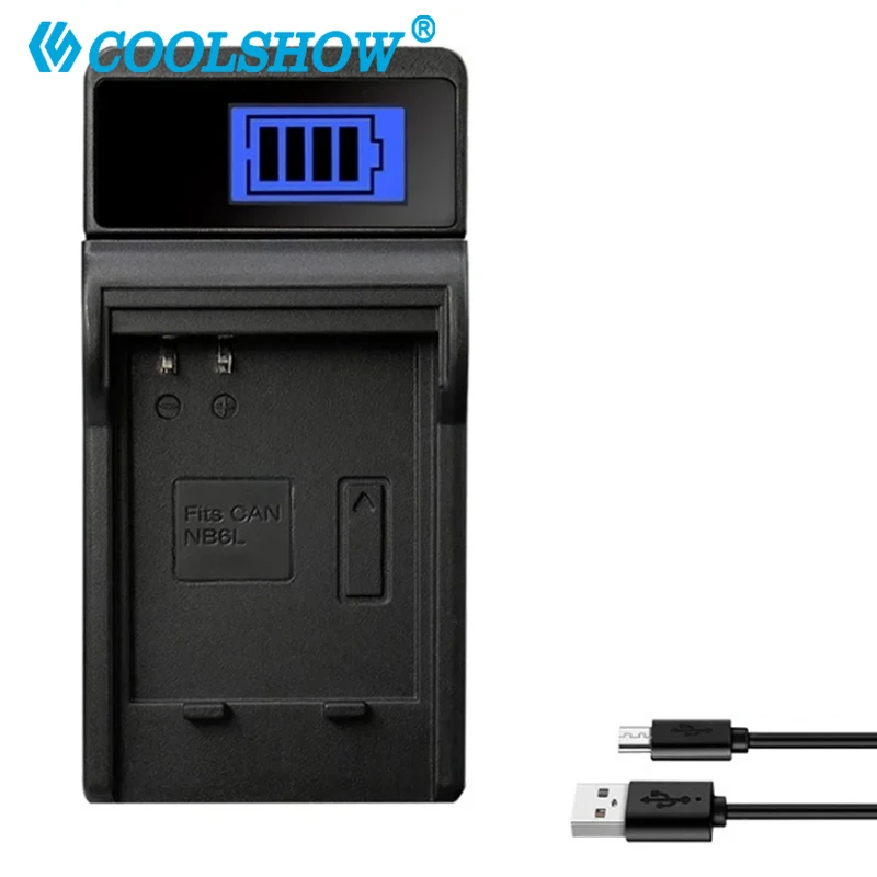 NB 6L NB-6L Battery Charger For Camera SX520 HS SX530 SX600 SX610 SX700 SX710 IXUS 85 95 200 210  6LH Camera Battery Charger