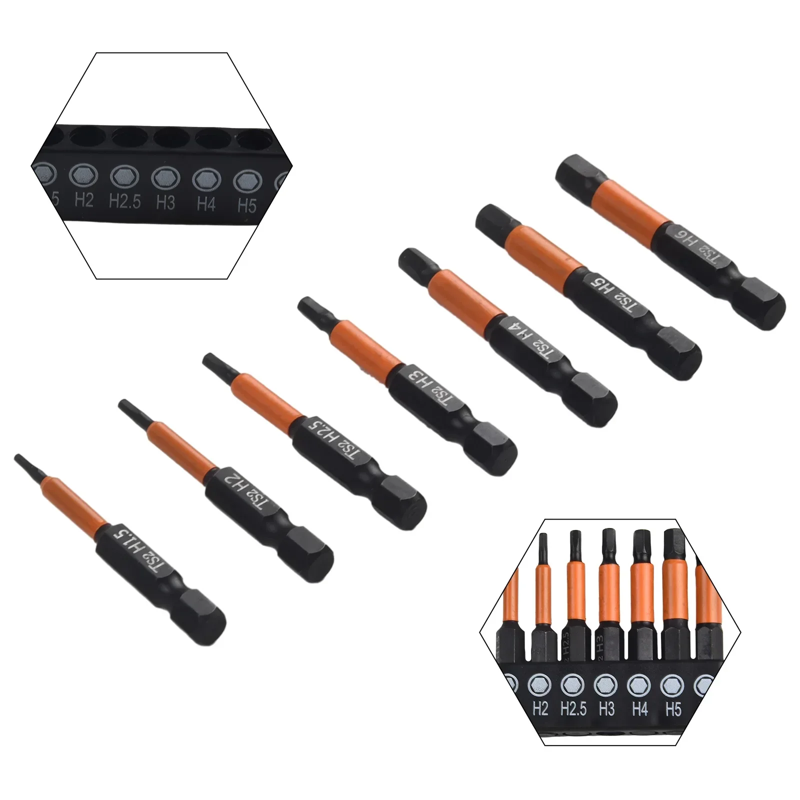 7pcs Magnetic Hex Head Wrench Drill Bit Set 1/4\