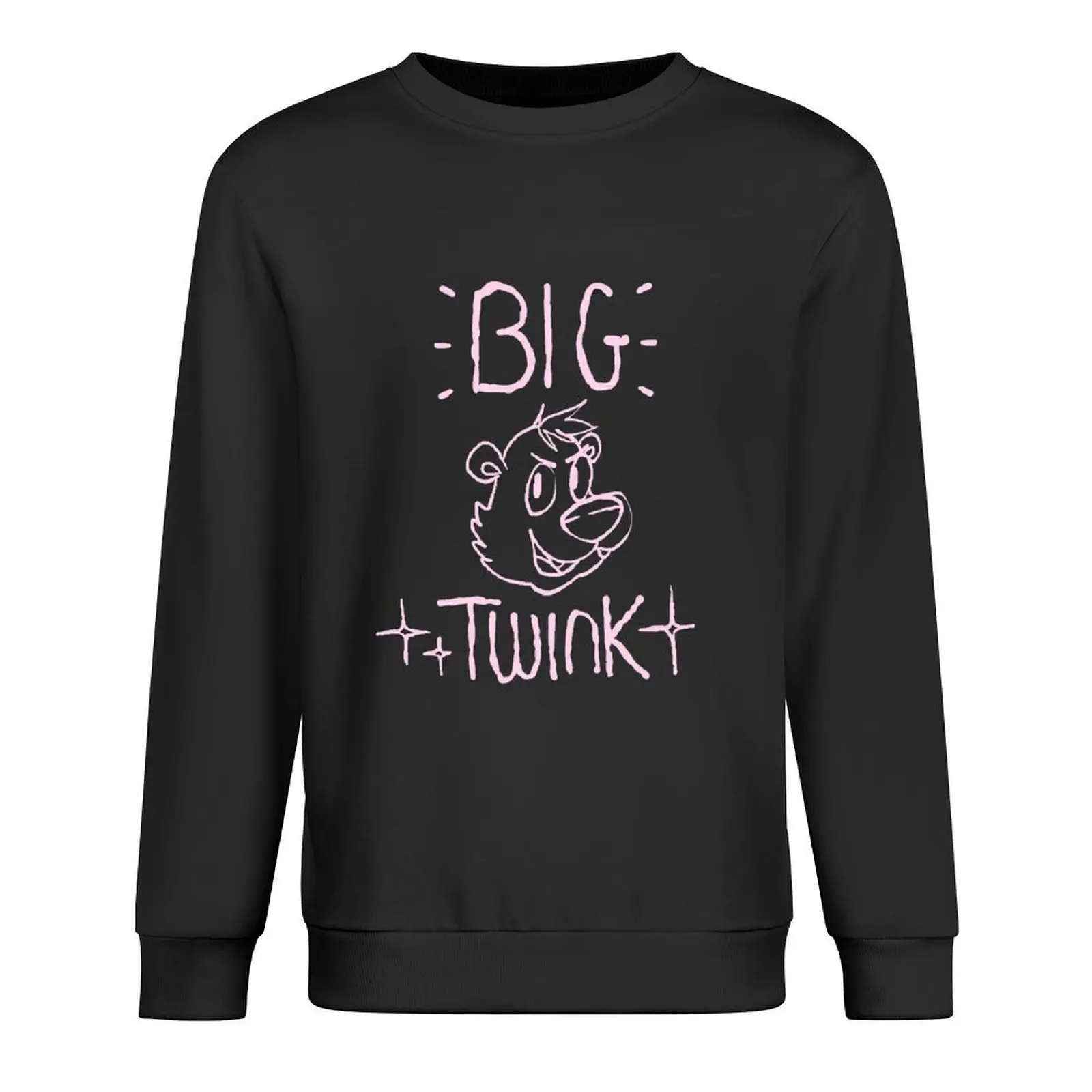 

BIG TWINK (Light, Image) Pullover men's winter sweater men clothes autumn korean style clothes oversize sweatshirt