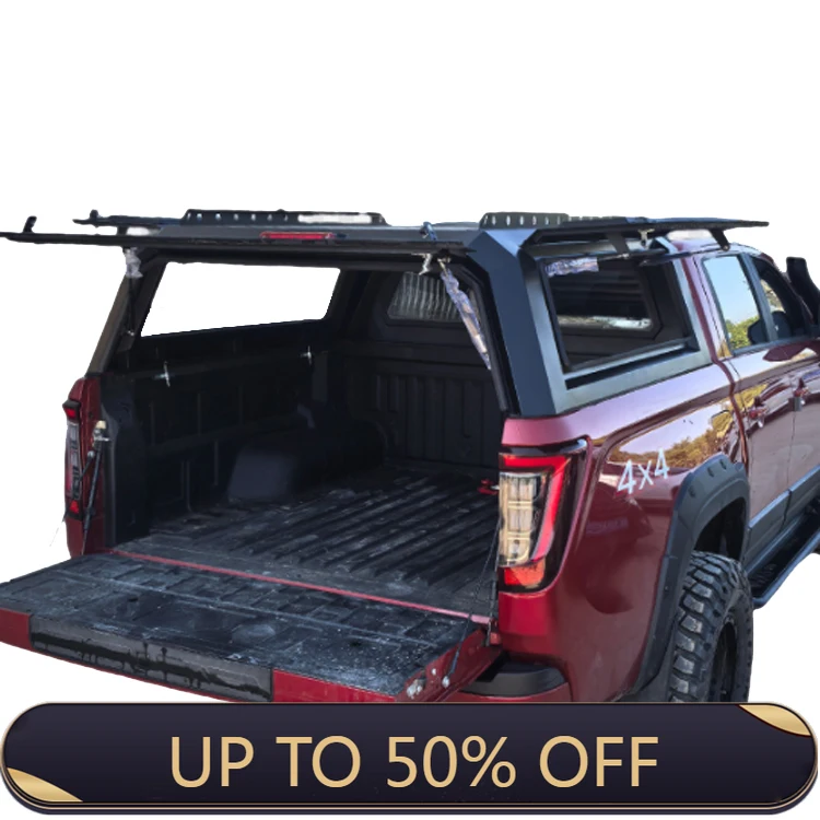 

Chinese Factory Aluminum Alloy Canopy Bearing Load 500kg Pickup Truck Canopy Topper Pickup Canopy for Toyota Tundra Triton
