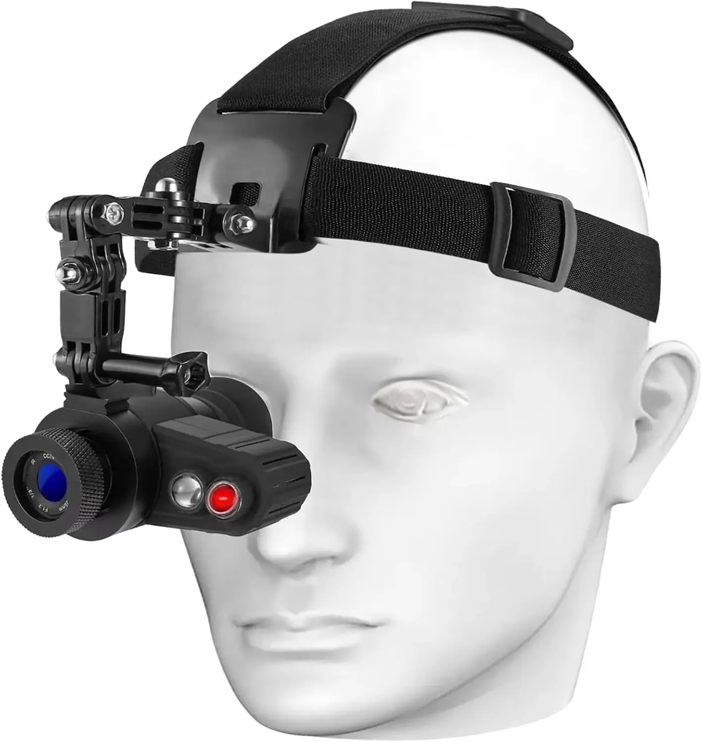 

Head Mounted Night Vision Monocular Goggles 7X Zoom 350M Range with HD Screen for Hunting Camping